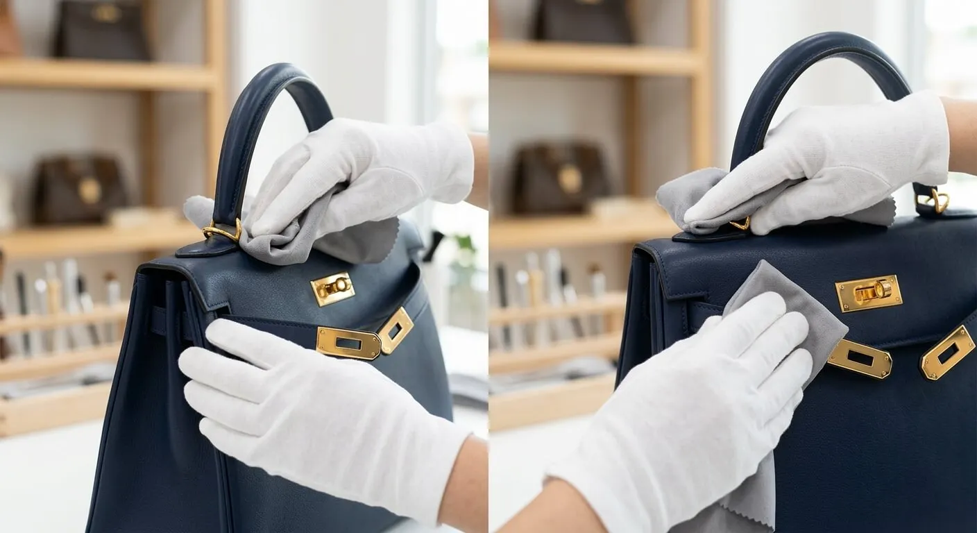 お手入れをする